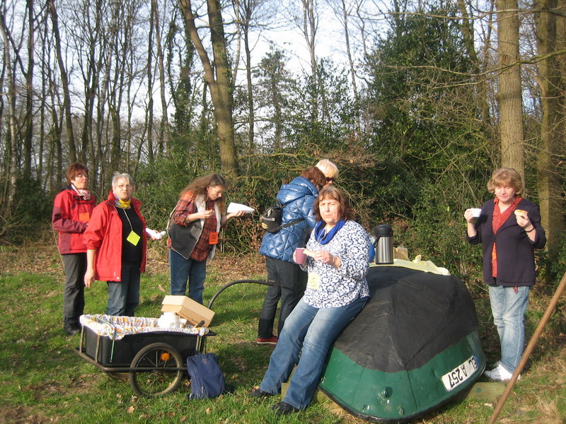 Kaffee-Amaretto, Kuchen-Pause an der Ems!