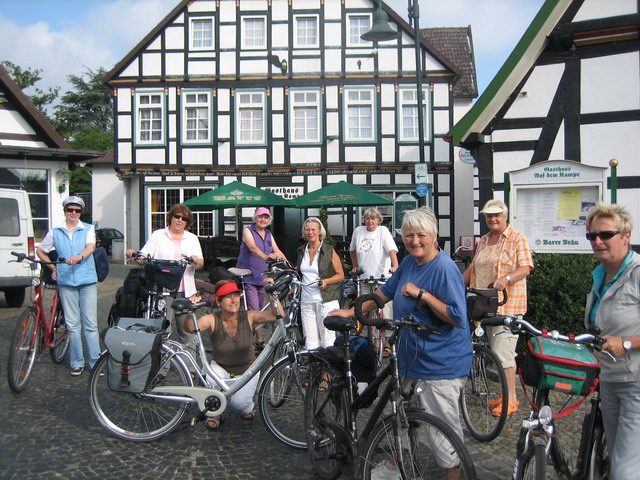 Vorm Übernachtungshotel in Bad Essen!