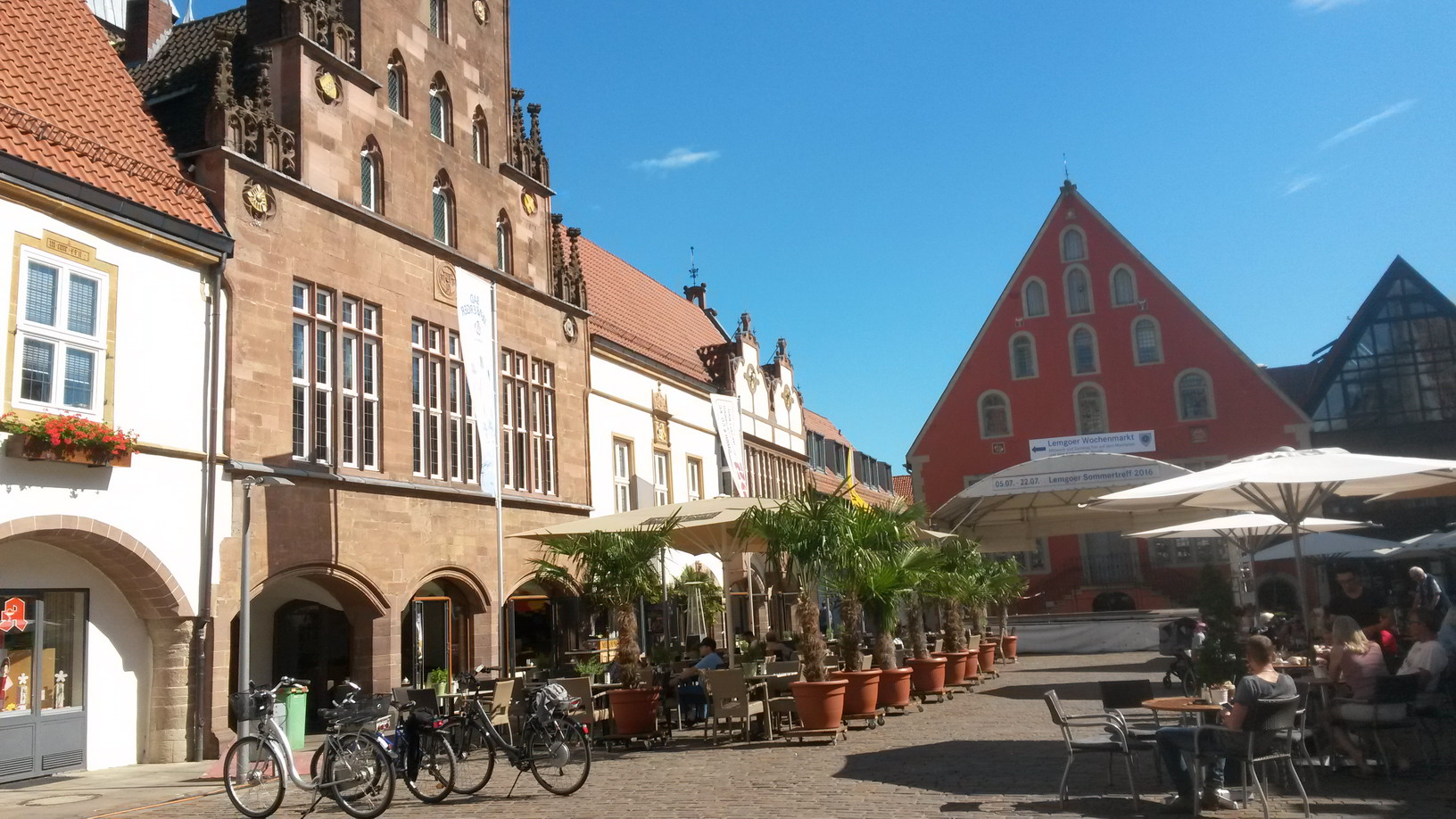 Der Marktplatz ist einer der schönsten Stadtplätze Norddeutschlands.