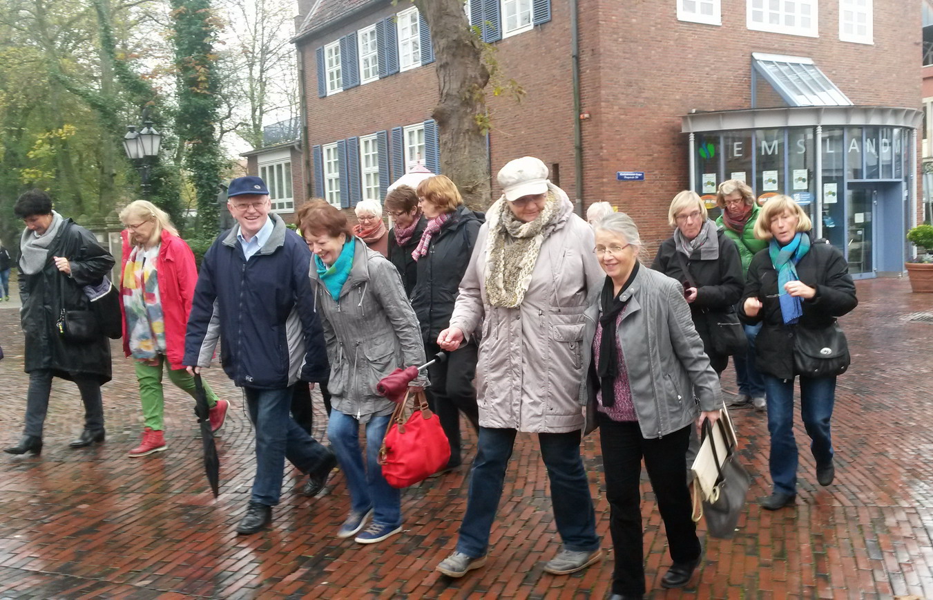 Start vom Emslandmuseum Richtung Bonifatius Kirche