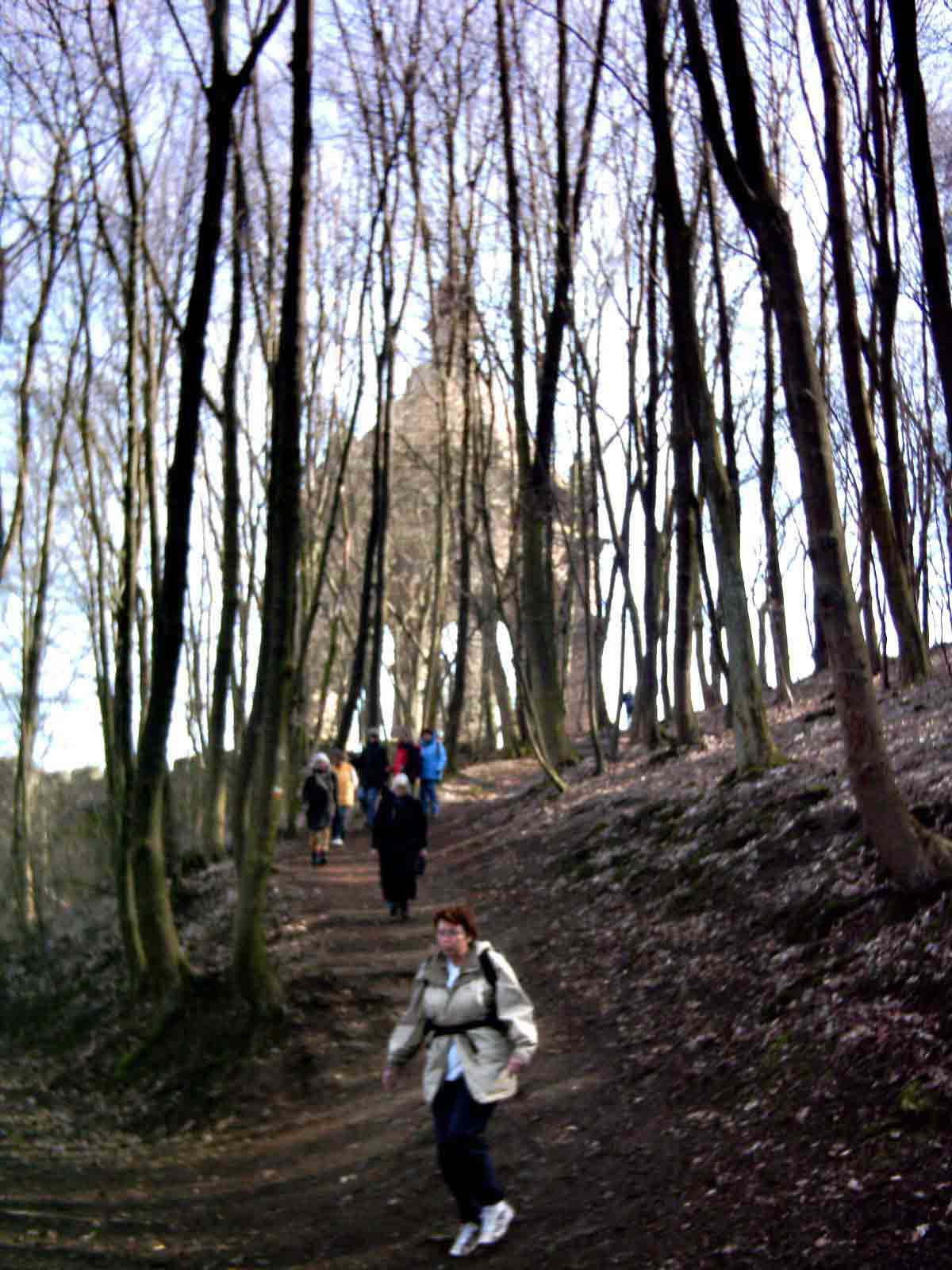 Die letzten Meter vor dem Ende der Wanderung!